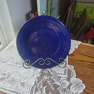 Fiestaware Luncheon Plate 9" Retired Color HLC Small Plates Fiesta Cobalt Blue